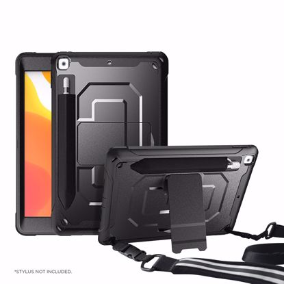 Picture of Eiger Eiger Peak 1000m Case for Apple iPad 10.2 (2019) (2020) (2021) in Black