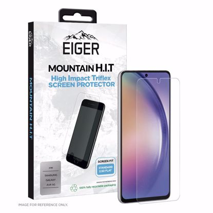 Picture of Eiger Eiger Mountain H.I.T Screen Protector (1 Pack) for Samsung Galaxy A54 5G in Clear / Transparent