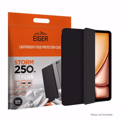 Picture of Eiger Eiger Storm 250m Stylus Case for iPad Air 13 (2024)/ Pro 12.9 (2022)/(2021) in Black