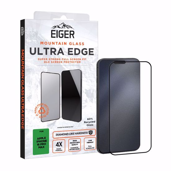 Picture of Eiger Eiger Mountain Glass Ultra EDGE Screen Protector for iPhone 16 Pro Max