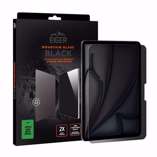 Picture of Eiger Eiger Mountain Black Privacy Tablet Screen Protector for iPad Air 11 (2025) / (2024)