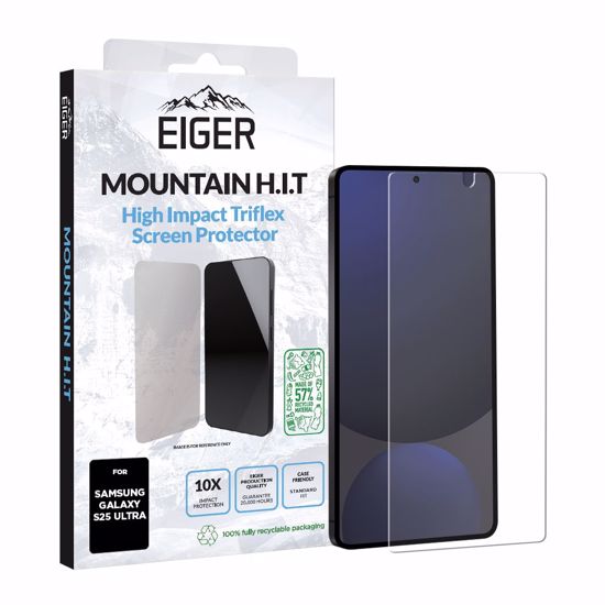 Picture of Eiger Eiger Mountain H.I.T Screen Protector 1 Pack for Samsung S25 Ultra