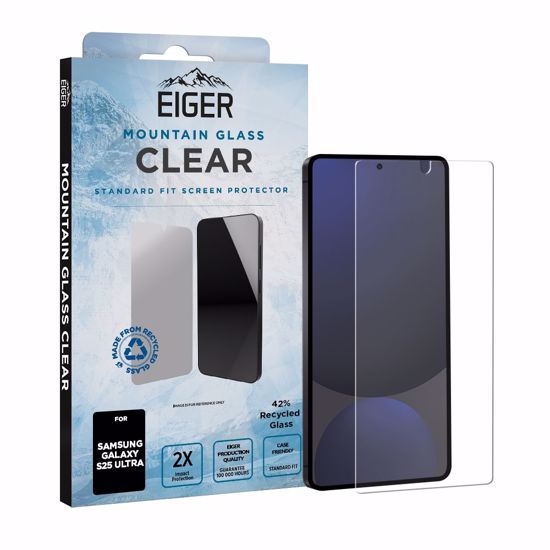 Picture of Eiger Eiger Mountain Glass CLEAR Screen Protector for Samsung S25 Ultra