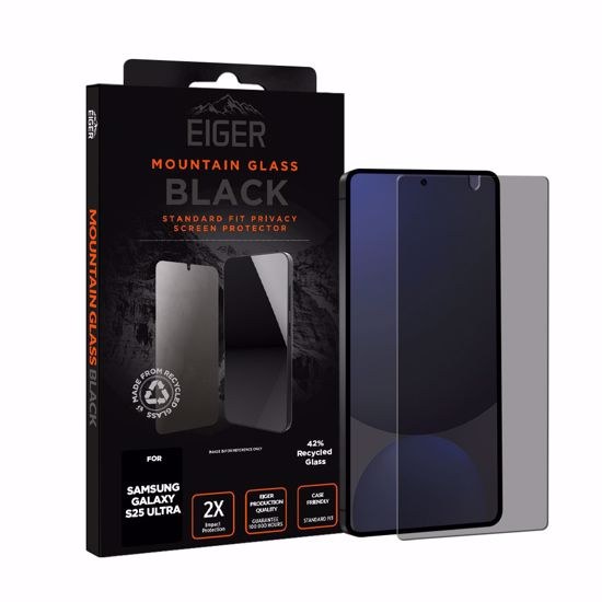 Picture of Eiger Eiger Mountain Black Privacy Screen Protector for Samsung S25 Ultra